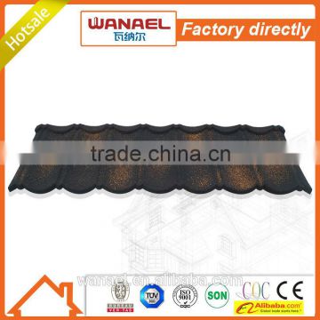 Classical Wanael roof tile factory/monier roof tiles suppliers/korea technology cheap metal roofing materials