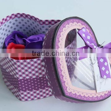 luxury chocolate box cardboard gift box with ribbon