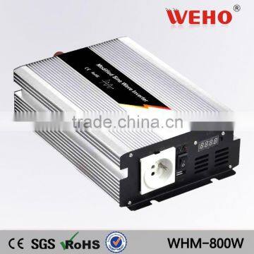 Top quality dc/ac power inverter 50hz/60hz 800w portable solar inverter