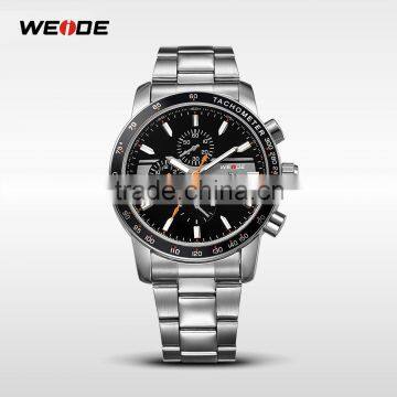 High-grade WEIDE Brand Fashion Diver 3 ATM Waterproof Complete Calendar Watch