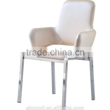 Unique Modern Stainless Steel Dining Chair Restaurant Chair Simple Style Dining Room Chairs