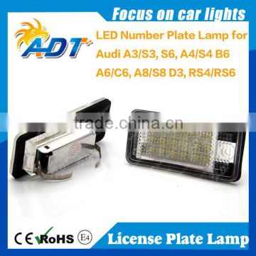 Wholesale Price Factory Supply Emark E4 12V Auto license plate light for A3,S3,RS4