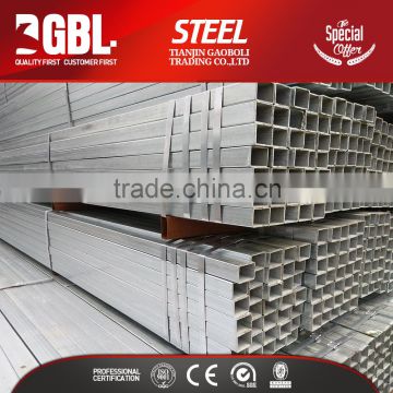 galvanized rectangular 200 100 steel tube