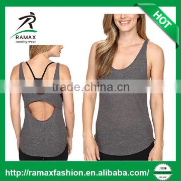 Ramax Custom Women Yoga Open Back Sleeveless Dress For Workout Tank Top