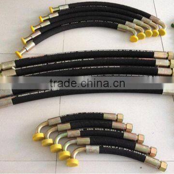 hydraulic rubber hose high pressure wire spiraled hose hydraulic hose SAE 100R1