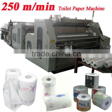 Easy Operation Embossing Peforating Laminating High Speed Automatic Toilet Tissue Paper Production Machine