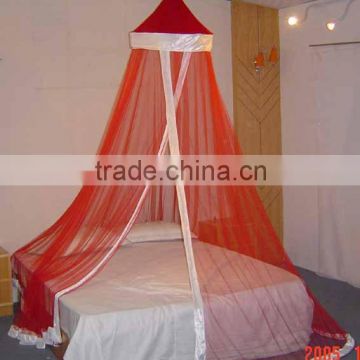 morden washable polyester beautiful design palace bed 50D 18G mosquito net