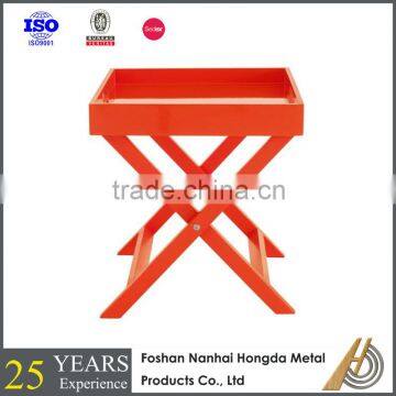 folding fashion square tray table side table