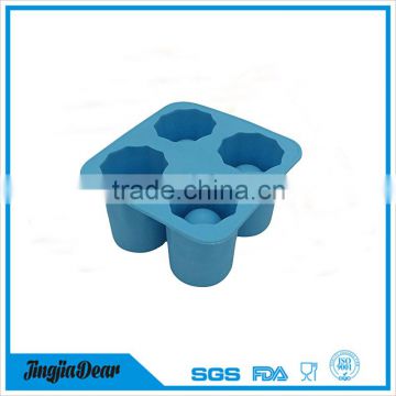cup shape food grade custom silicone ice cube tray