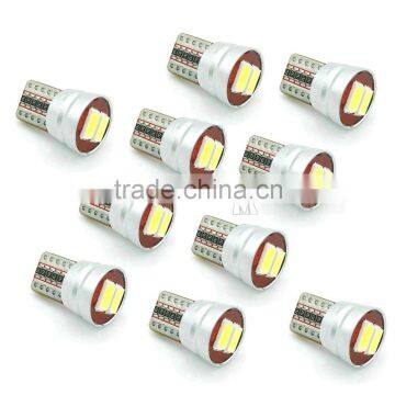 T10 2SMD 2 LED Bulbs Car LED w5w led bulb interior light CANBUS NO ERROR