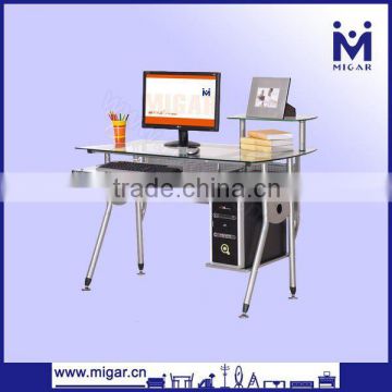 Metal Compact Computer Desk with Pull-Out keyboard tray MGD-1390