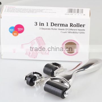 NL-301 3 in 1 derma roller for DRS micro needle for kinds of skin care treatment