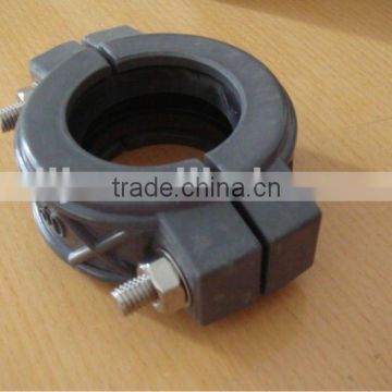 Seawater sea grooved pipe coupling clamp dual-phase steel