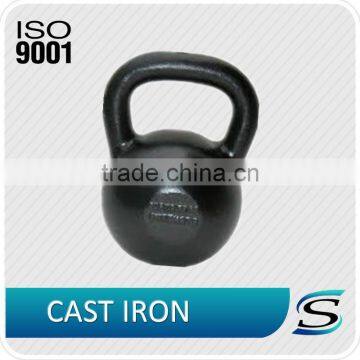 Fitness body black spray kettlebell