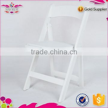 New degsin Qingdao Sionfur wedding chair resin folding chair