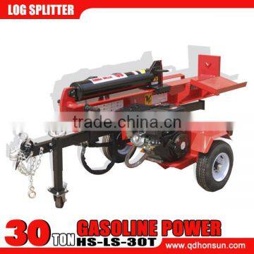 6.5hp B&S Gross and Honda GX200 gasoline engine equipped optional control valve hydraulic log cutter ang splitter machine