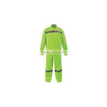 Lime Green Color Hi-Vis Work Uniform