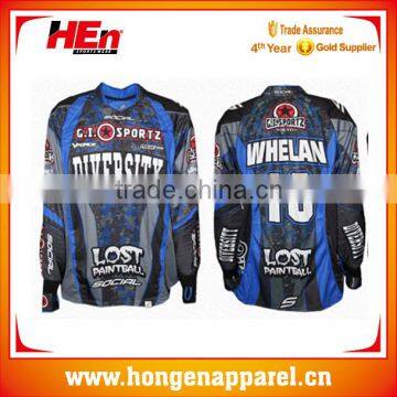 OEM Custom Sublimated Paintball Jerseys With Full Printing