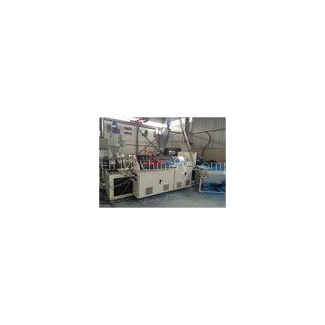 Double / Twin Screw Extruder For PVC Roof Sheet Making Machine 0.3 - 3m / min