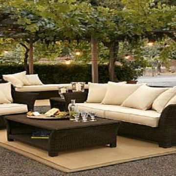 Coffee Shop Wicker Rattan Outdoor Furniture Sofa Decorative Classics