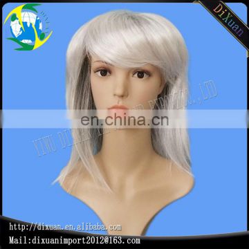 New Products Top Quality Hair silver Wig