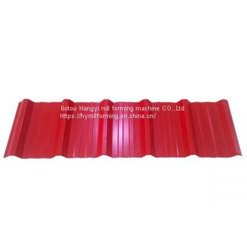HY High speed following cutting Trapezoid roofing tile roll forming machine