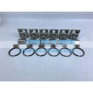 6HK1T Cylinder Piston And Ring Kit For Isuzu