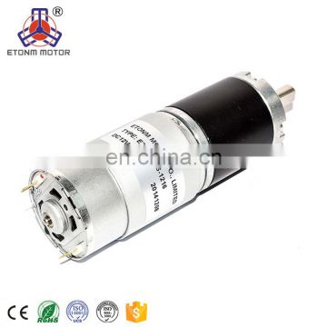 28mm 6v 12v low noise rpm high torque low 60rpm for Actuator dc gear motor