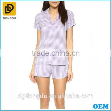 Hot sales ladies casual nightwear for pajamas and promotiom,good quality fast delivery