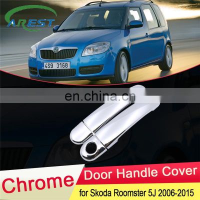 for Skoda Roomster 5J 2006 2007 2008 2009 2010 2011 2012 2013 2014 2015 Chrome Door Handle Cover Exterior Trim Car Accessories
