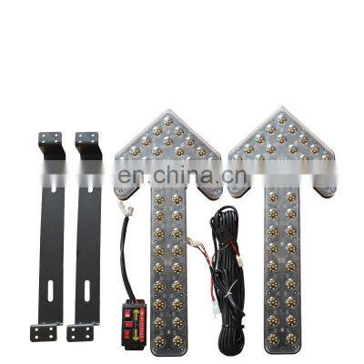 2x Sprinkler LED flash lights Car arrow Lights Traffic roads Safety lights Warning Construction Flashing Indicator Arrow lamps