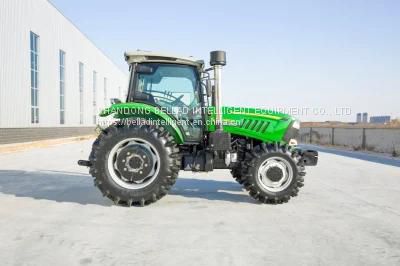 Cyprus Hot Selling Ce Certificate 804 80HP 4X4 4WD Agricultural Wheel Farm Tractor with Air Conditioning Cabin