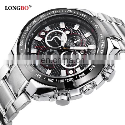LONGBO 8830 Men's Quartz Watch Analog Display High Quality Luxury Business Quartz Movement Clock