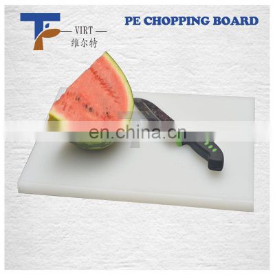 pe material plastic board/kitchen board round cutting chopping block