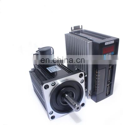 220V 3.8KW 2500RPM 15N.M.130ST-M15025 Single Phase AC Servo Motor With Driver AASD-50A  for CNC Machine