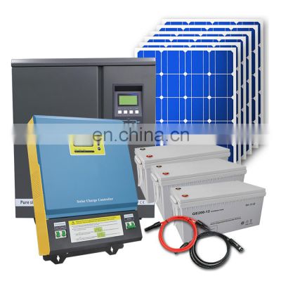 300w 1000w 110v~240v mini 10kw hybrid solar energy system power 3 phase for outdoor use and campers