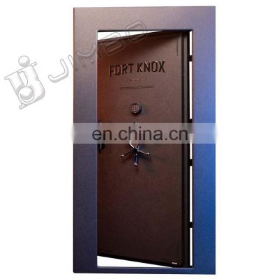 Custom china decorative vendo security heavy duty bank safe room vault door with pull handle