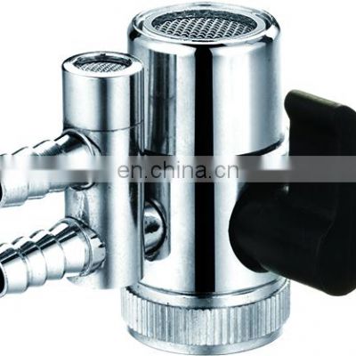 Diverter Valve 2 way in and 2 way out Water Splitter Valve for faucet filtration System