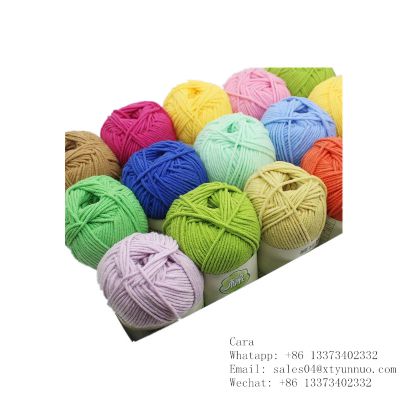 Good Milk Cotton Yarn 3ply Weight DK 100 Grams for Knitting Yarn