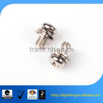 special nickle plated fillister head electronic screw