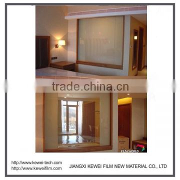 21mm 10+10 Kewei high clear Switchable glass, smart glass, turn on clear