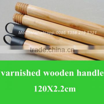 china guangxi 125x2.2cm varnished wooden broom stick