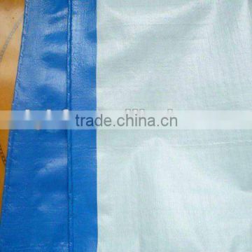 blue and white good high quality agricultural tarpaulin& waterproof truck tarp&waterproof woven fabric tarpaulin