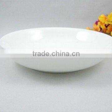 fashionable design bulk white ceramic dish