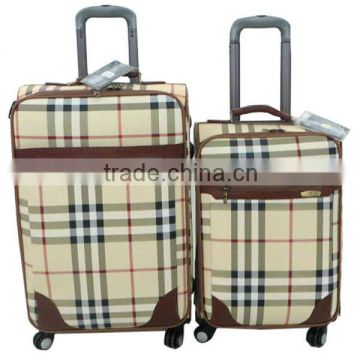 2013 high quality fashion safarit branded spinner expandable rolley duffel