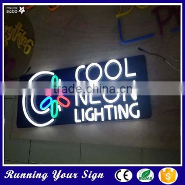 High brightness from far decorative cafe signs