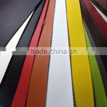 Upholstery Leather/PVC Leather With Nonwoven backing/Sofa leather