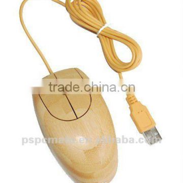 new usb wired wooden mouse