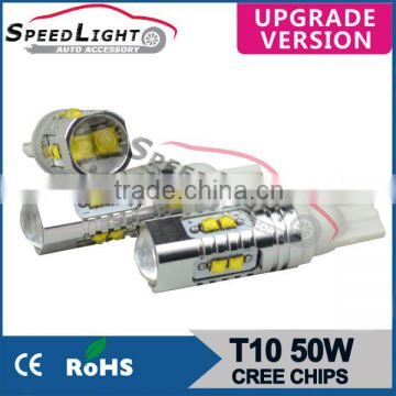 Speedlight High Power 50W T10 LED Light bulb socket T10 LED W5W