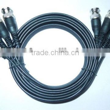 6m 4BNC to 4BNC suitable for cctv cable,Black